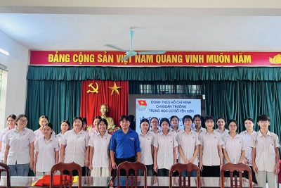 LỄ KẾT NẠP ĐOÀN VIÊN – HƯỚNG TỚI KỶ NIỆM 60 NĂM THÀNH LẬP TRƯỜNG