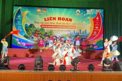 TRƯỜNG THCS YÊN SƠN CHÚC MỪNG THÀNH TÍCH GIẢI NHẤT TOÀN ĐOÀN TẠI LIÊN HOAN THIẾU NHI TỈNH NINH BÌNH LẦN THỨ NHẤT NĂM 2026